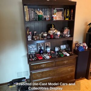 Assorted-Die-Cast-Model-Cars-and-Collectibles-Display-1