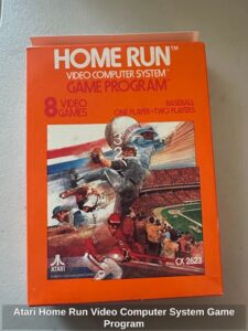 Atari-Home-Run-Video-Computer-System-Game-Program