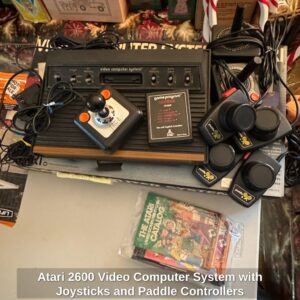 Atari-Video-Computer-System-with-Joysticks-and-Paddle-Controllers
