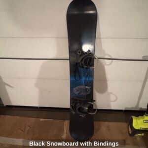 Black-Snowboard-with-Bindings-1