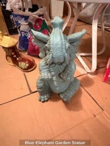 Blue-Elephant-Garden-Statue