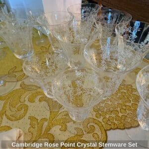 Cambridge-Rose-Point-Crystal-Stemware-Set-1