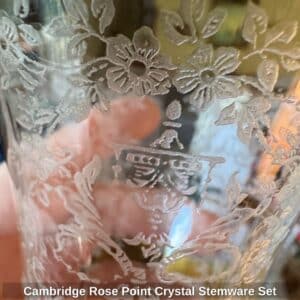Cambridge-Rose-Point-Crystal-Stemware-Set-second-image-1