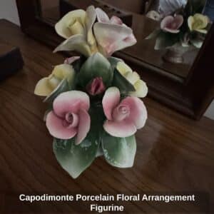 Capodimonte-Porcelain-Floral-Arrangement-Figurine-1