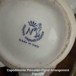 Capodimonte-Porcelain-Floral-Arrangement-Figurine-second-image-1