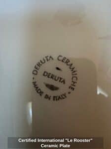 Certified-International-Le-Rooster-Ceramic-Plate-second-image-1