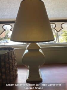 Cream-Ceramic-Ginger-Jar-Table-Lamp-with-Tapered-Shade-1