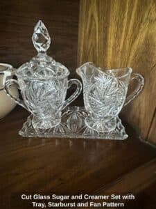 Cut-Glass-Sugar-and-Creamer-Set-with-Tray-Starburst-and-Fan-Pattern-1
