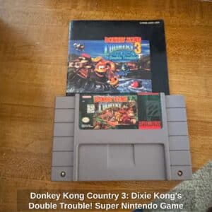 Donkey-Kong-Country-Dixie-Kongs-Double-Trouble-Super-Nintendo-Game-Cartridge-B-1