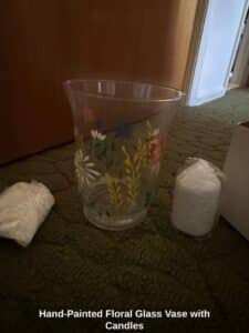 Hand-Painted-Floral-Glass-Vase-with-Candles-1