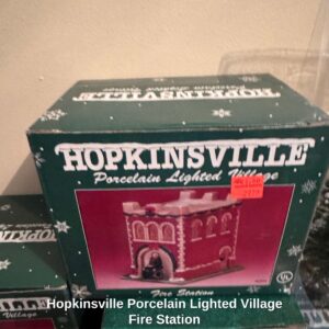 Hopkinsville-Porcelain-Lighted-Village-Fire-Station