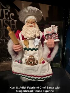 Kurt-S.-Adler-Fabrich-Chef-Santa-with-Gingerbread-House-Figurine