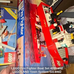 LEGO-Fire-Fighter-Boat-Set-and-LEGOLAND-Town-System-Set-1