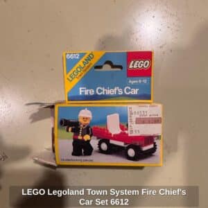 LEGO-Legoland-Town-System-Fire-Chiefs-Car-Set-1