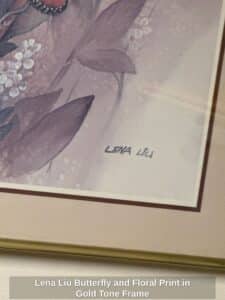 Lena-Liu-Butterfly-and-Floral-Print-in-Gold-Tone-Frame-second-image-1