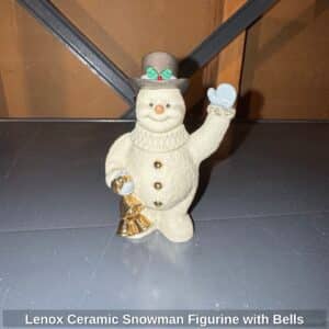 Lenox-Ceramic-Snowman-Figurine-with-Bells