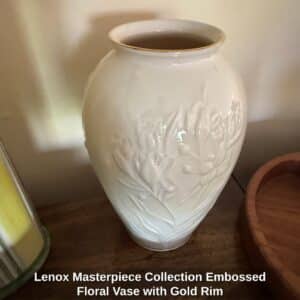 Lenox-Masterpiece-Collection-Embossed-Floral-Vase-with-Gold-Rim-1