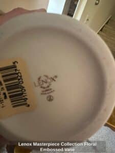 Lenox-Masterpiece-Collection-Floral-Embossed-Vase-second-image-1