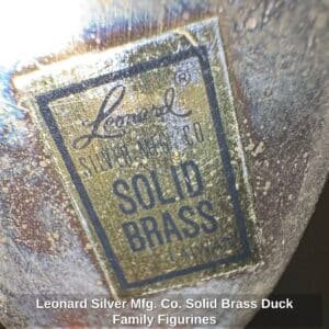 Leonard-Silver-Mfg.-Co.-Solid-Brass-Duck-Family-Figurines-second-image-1