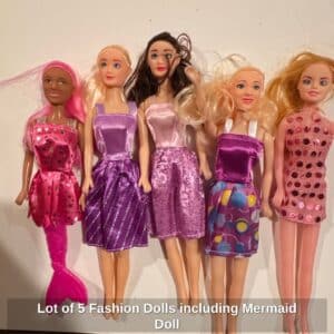 Lot-of-Fashion-Dolls-including-Mermaid-Doll-1