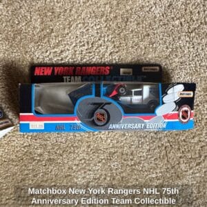 Matchbox-New-York-Rangers-NHL-th-Anniversary-Edition-Team-Collectible-Truck