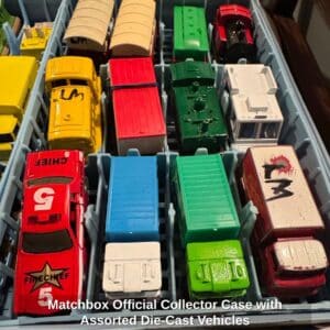 Matchbox-Official-Collector-Case-with-Assorted-Die-Cast-Vehicles-third-image-1