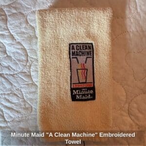 Minute-Maid-A-Clean-Machine-Embroidered-Towel-1