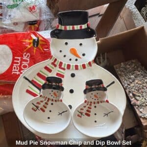 Mud-Pie-Snowman-Chip-and-Dip-Bowl-Set-1
