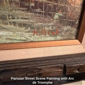Parisian-Street-Scene-Painting-with-Arc-de-Triomphe-second-image-1