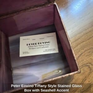Peter-Eovino-Tiffany-Style-Stained-Glass-Box-with-Seashell-Accent-second-image-1