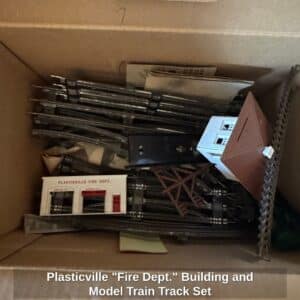 Plasticville-Fire-Dept.-Building-and-Model-Train-Track-Set-1