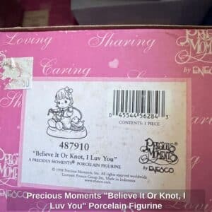 Precious-Moments-Believe-It-Or-Knot-I-Luv-You-Porcelain-Figurine-1