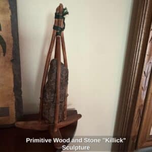 Primitive-Wood-and-Stone-Killick-Sculpture-1