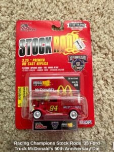 Racing-Champions-Stock-Rods-Ford-Truck-McDonalds-th-Anniversary-Die-Cast-Replica-1