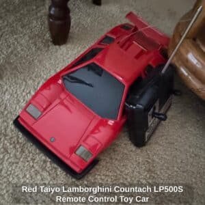 Red-Taiyo-Lamborghini-Countach-LPS-Remote-Control-Toy-Car