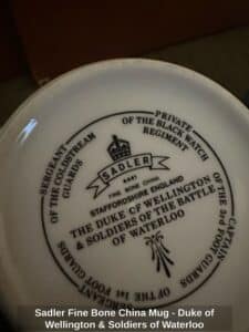Sadler-Fine-Bone-China-Mug-Duke-of-Wellington-Soldiers-of-Waterloo-second-image-1