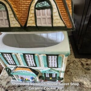 Sherwood-Victorian-House-Sweet-Shop-Ceramic-Cookie-Jar-second-image-1