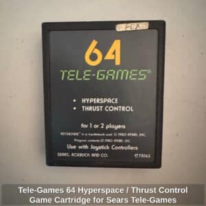 Tele-Games-Hyperspace-or-Thrust-Control-Game-Cartridge-for-Sears-Tele-Games-System