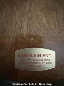 Vanklein-Ent.-Folk-Art-Door-Harp-second-image-1