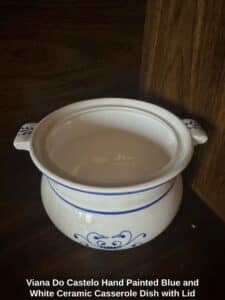 Viana-Do-Castelo-Hand-Painted-Blue-and-White-Ceramic-Casserole-Dish-with-Lid-second-image-1