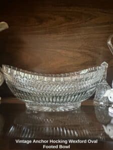 Vintage-Anchor-Hocking-Wexford-Oval-Footed-Bowl-1