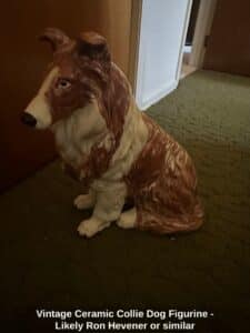 Vintage-Ceramic-Collie-Dog-Figurine-Likely-Ron-Hevener-or-similar-1