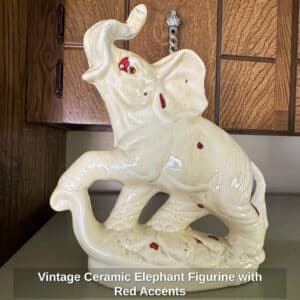 Vintage-Ceramic-Elephant-Figurine-with-Red-Accents-1
