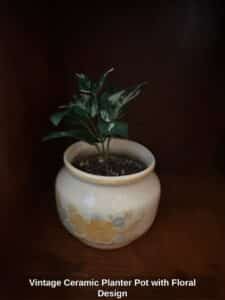 Vintage-Ceramic-Planter-Pot-with-Floral-Design-1