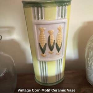 Vintage-Corn-Motif-Ceramic-Vase-1