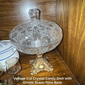 Vintage-Cut-Crystal-Candy-Dish-with-Ornate-Brass-Tone-Base-1