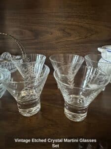 Vintage-Etched-Crystal-Martini-Glasses-Set-1