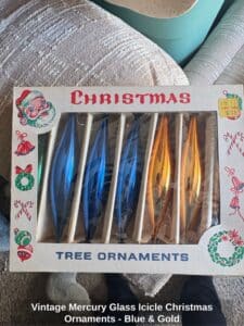 Vintage-Mercury-Glass-Icicle-Christmas-Ornaments-Blue-Gold
