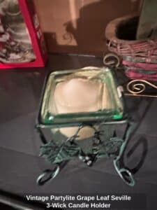 Vintage-Partylite-Grape-Leaf-Seville-Wick-Candle-Holder-second-image