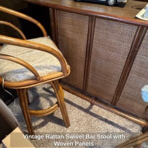 Vintage-Rattan-Swivel-Bar-Stool-with-Woven-Panels-1